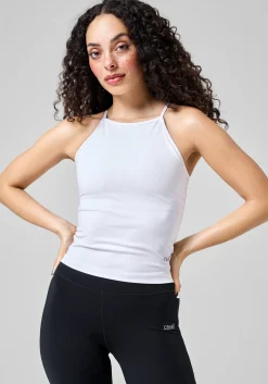 Sale Built-In-Bra Halterneck Tank - Singleter
