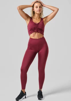 Outlet Crease High Waist Tights - Tights