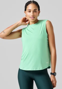 Clearance Laser Mesh Muscle Tank - Singleter