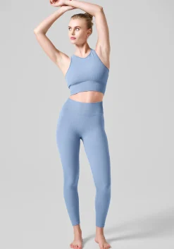Clearance Multi Rib Seamless High Waist Tights - Tights