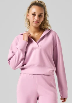 Clearance Peachy V-Neck Hoodie - Gensere