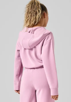 Clearance Peachy V-Neck Hoodie - Gensere
