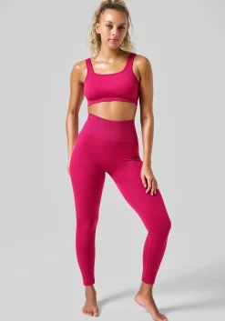Hot Scallop High Waist Seamless Tights - Tights