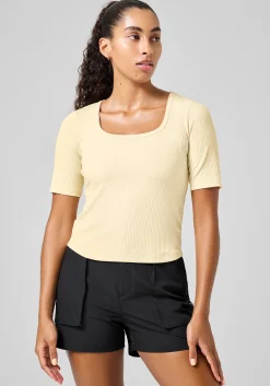 Discount Scoop Rib Tee - T-Skjorter|Singleter