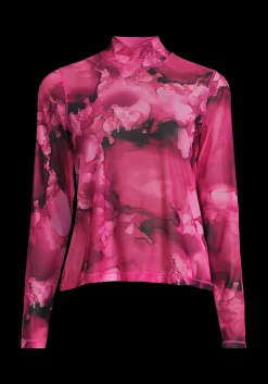 New Sheer Mock Neck Longsleeve - Gensere
